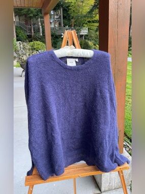 ELK Alpaca Wool Crewneck Sweater Purple Size 8